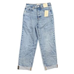 Universal Thread Women's Highest Straight‎ Ankle Jeans Light Wash Size 0 Short